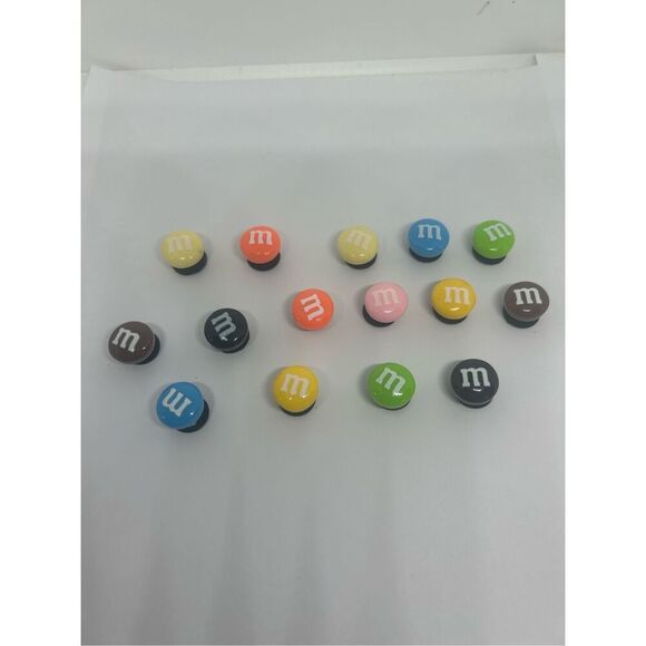 Colorful M&M Candy Shoe Charms – 15 Piece Set - Picture 1 of 1